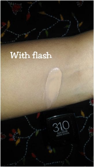 Maybelline Fit Me Foundation — Sun Beige 310 Review + Swatches, by Belles  Makeup