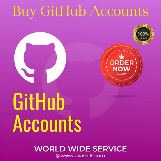 Buy GitHub Accounts. Are you afraid to buy our GitHub… | …