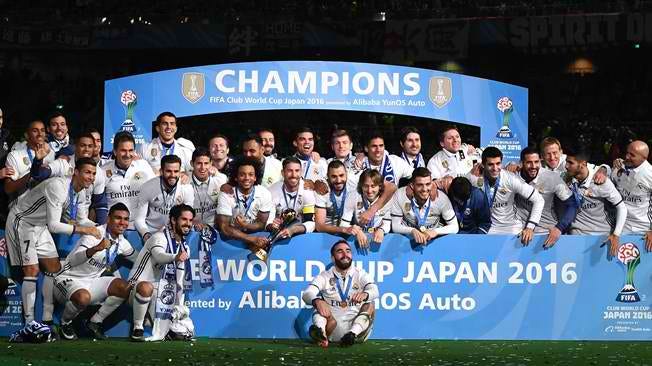 FIFA Club World Cup 2016 Champions Patch - Real Madrid UCL La Liga