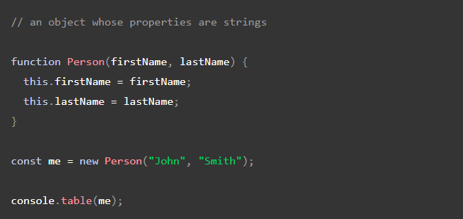 console.table — Javascript - Osman Ordu - Medium