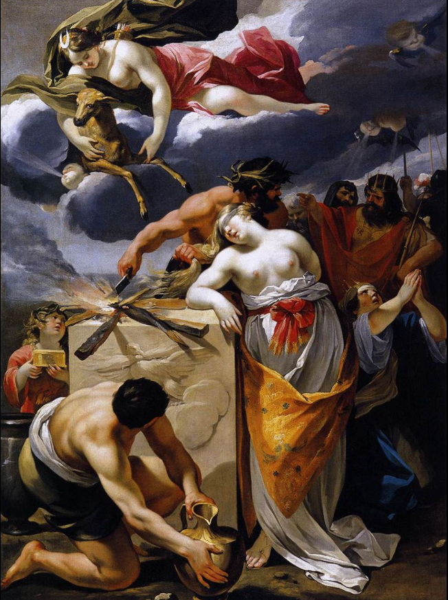 François Perrier’s The Sacrifice of Iphigenia (17. yy), İphigenia'nın Kurbanı