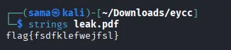 Strings Output