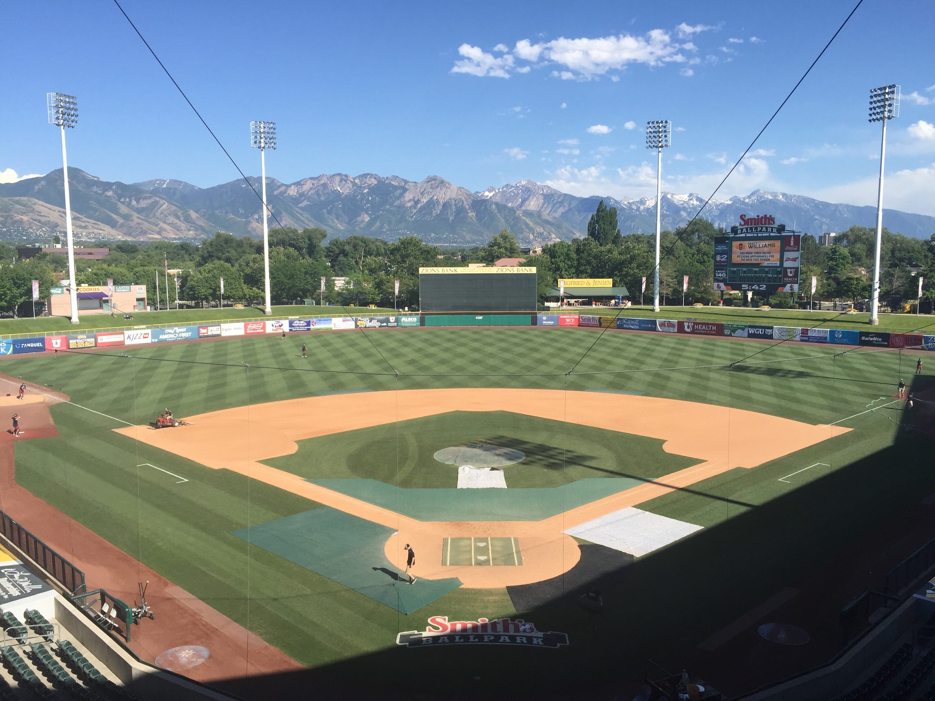Explore Smith's Ballpark Home of the Salt Lake Bees