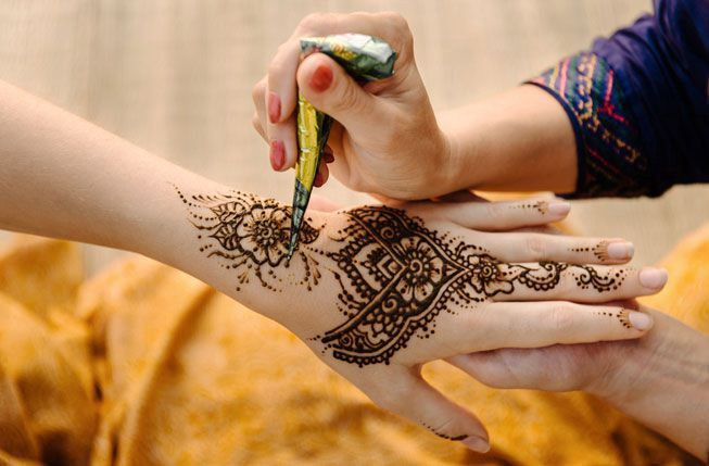 How to use henna stencils, Easy way to apply mehendi at home