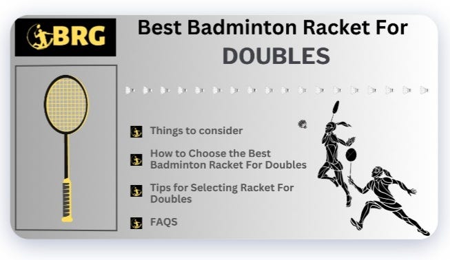 Top 7 Best Badminton Racket For Doubles | by Muhammad Umair | Medium