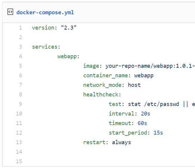 Healthcheck The 1 Minute Trick & The Better Example