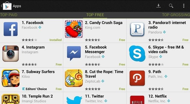 Play store app download desktop