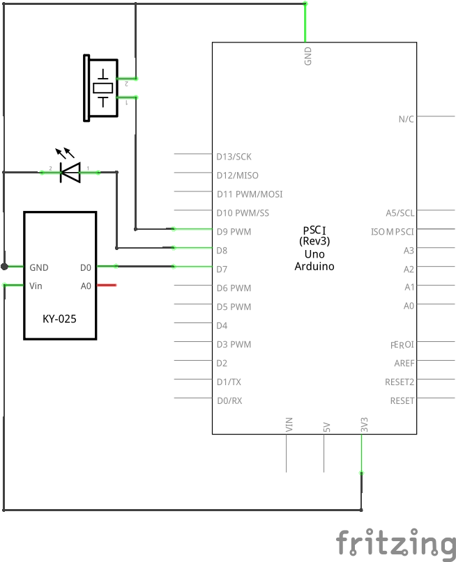 Arduino Door Buzzer Alarm
