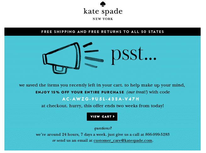 we've got a deal for you! get our - kate spade new york