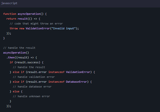 Beyond Try/Catch: A Better Way. Ditching Try/Catch in JavaScript: A ...