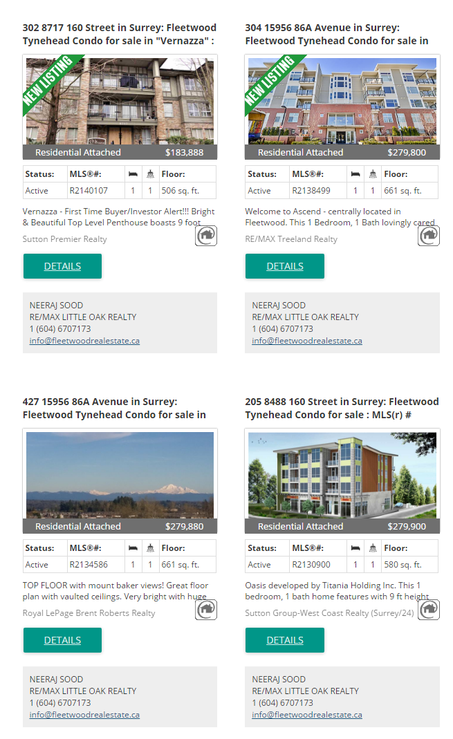 One Bedroom Homes in Fleetwood, Surrey by Fleetwood Realtor Medium