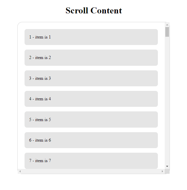 Sample output
