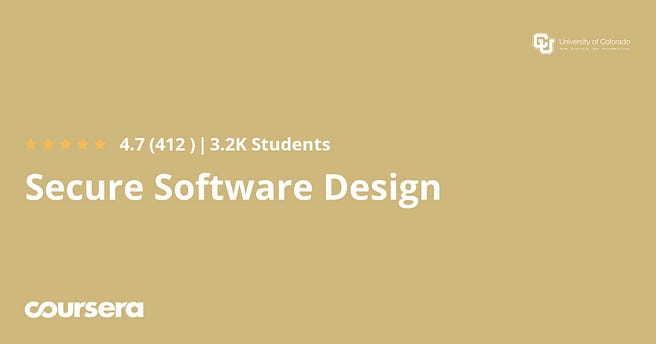 Best Coursera course to learn Software architecture and design