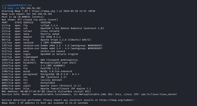 Exploiting Metasploitable Part-2 (samba vulnerability)
