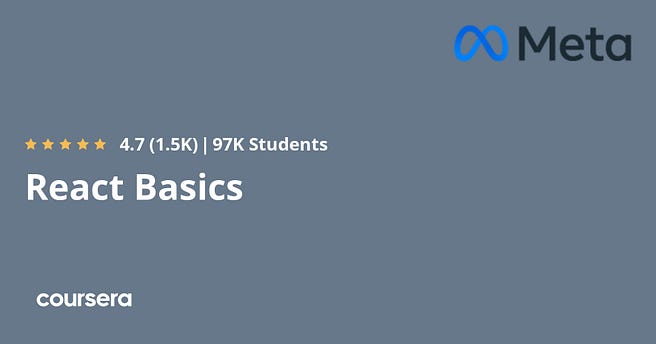 Best Coursera Course for React.js