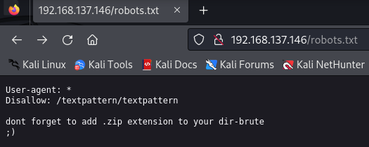 robots file