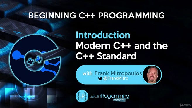 best Udemy Course to learn C++