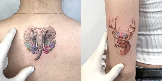 Men's Cool Upper Leg Tattoo Models, by tattolover