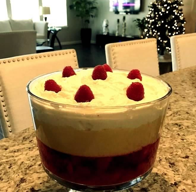 English Trifle with Angel Food Cake — Specialty Dessert