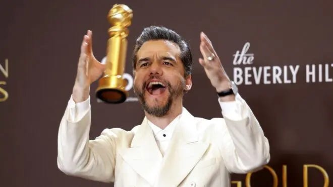 Wagner Moura e O Agente Secreto ganham o Golden Globe!