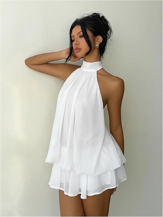 6 Stunning Halter Neck Mini Dresses Every Woman Needs This Summer (Elegant & Trendy)