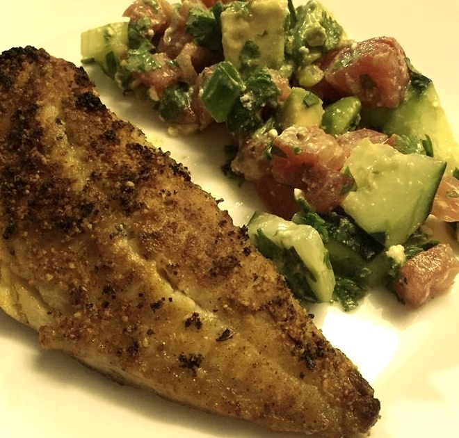 Broiled Parmesan-Lemon Tilapia — Tilapia