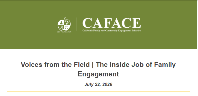 Newsletter: Voices from the Field | The Inside Job of Family Engagement