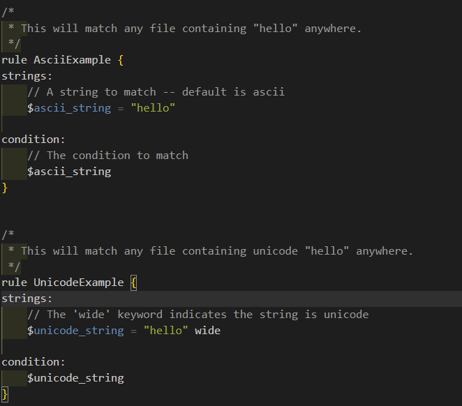 Yara Rule Examples. Yara rules are a powerful tool for… by 0xffccdd