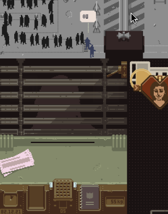 Inspector's booth, Papers Please Wiki