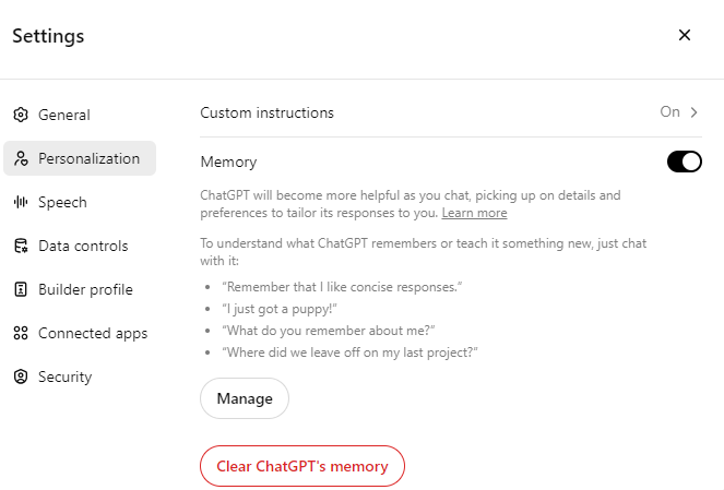 Re-Writing Your Memories in ChatGPT by Kelly Turner