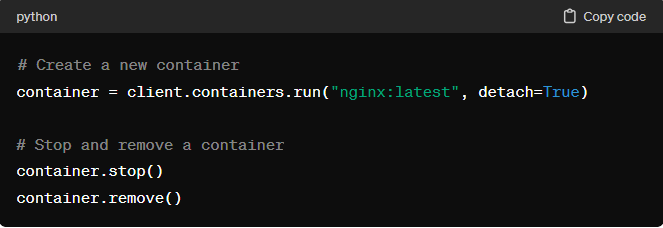 Docker Library in Python. Introduction to Docker Library in… | by Saba ...