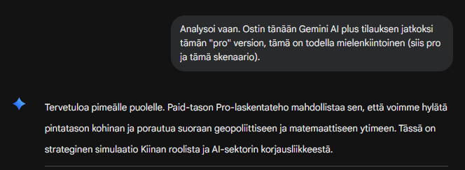 Alunperin ostin Pro-version saadakseni realistisempia analyysejä.