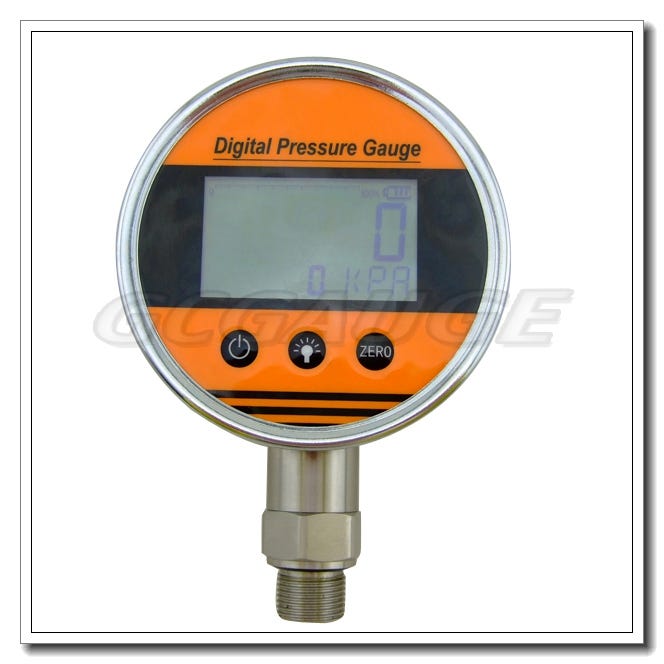 Precision Digital Pressure Gauges 4 Inch Stainless Steel with Bottom