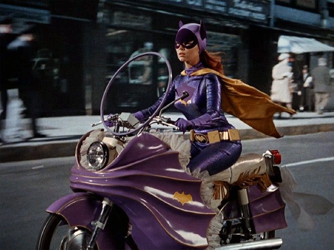 That Hot Librarian. with a Secret Purple Motorcycle | by Eric Griggs |  Medium