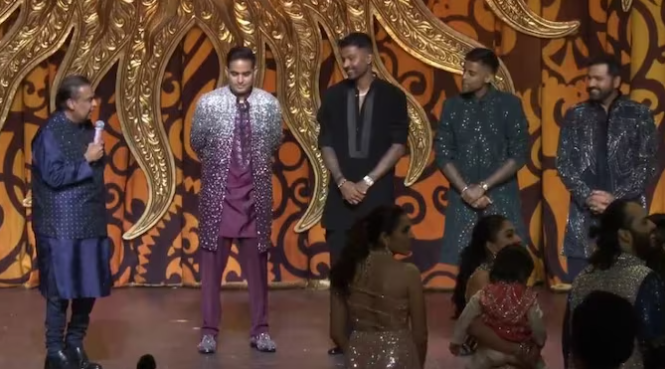 Ambani family honours Rohit, Suryakumar and Pandya for T20 World Cup triumph
