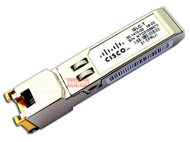 Module quang Cisco GLC-T 1000BASE-T SFP cung cấp một loạt các Dạng Pluggable Hình dạng Nhỏ (SFP)…