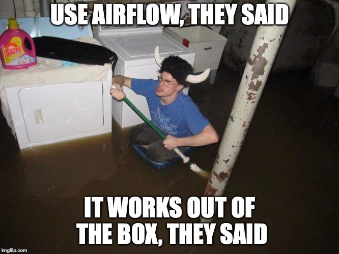 Set up a customised Airflow local server for triggering a PySpark job