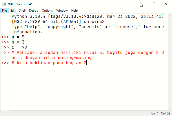 Python Dasar: #1 Variabel - firmin - Medium
