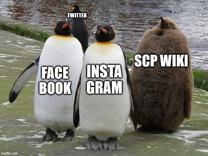 All posts must be Anti-memes” SCP-055 is a self-keeping secret