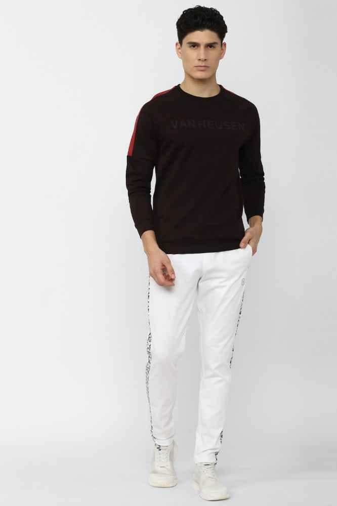 Buy Van Heusen Men Maroon Graphic Print Crew Neck Sweatshirt Online At buy-van-heusen-men-maroon-graphic-print-crew-neck-sweatshirt-online-at