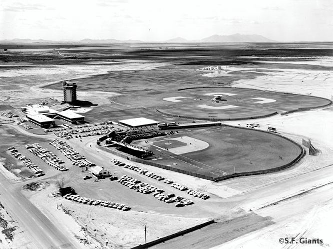 SF Giants baseball history: Photos of spring training over the decades