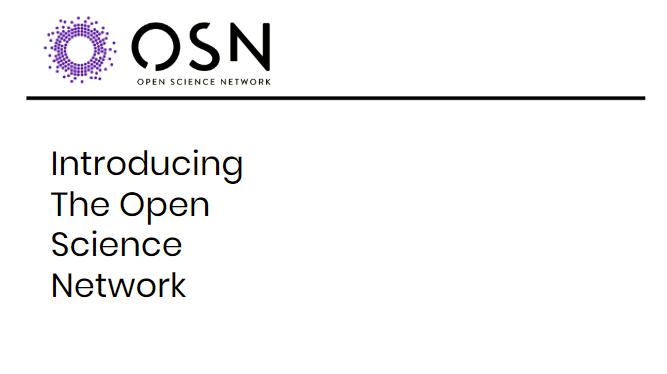 Introducing The Open Science Network | by Emi Velazquez | Open Science ...