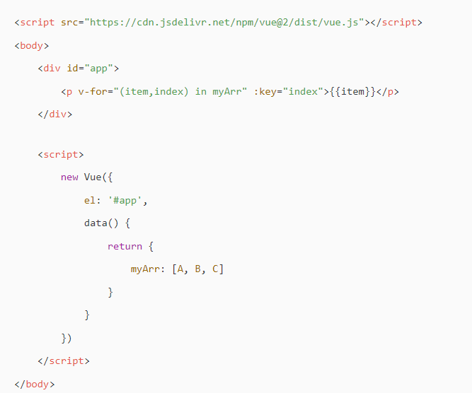 Index cannot be used as key in vue project, do you know why? | by ...
