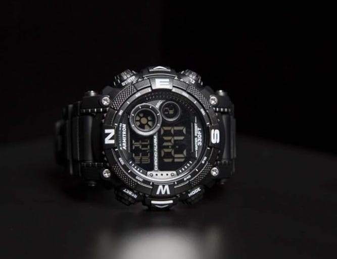 Armitron Sport Men’s Digital Chronograph Resin Strap Watch, 40/8284