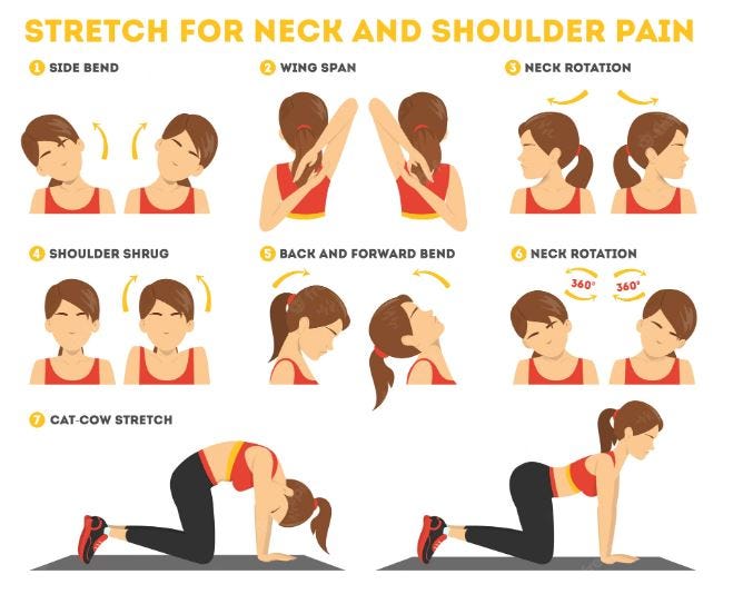 Blog  4 Easy Stretches for a Stiff Neck