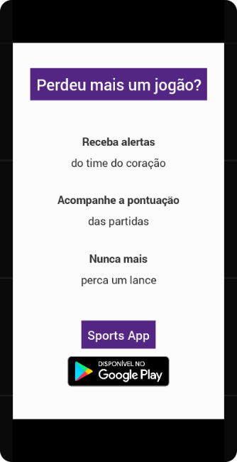 Receba alertas do OLX! 