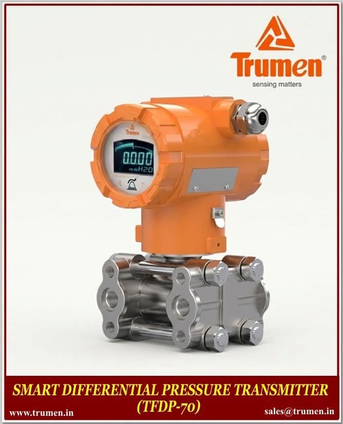Smart Differential Pressure Transmitter TFDP-70 | Industrial Pressure Monitoring — Trumen India