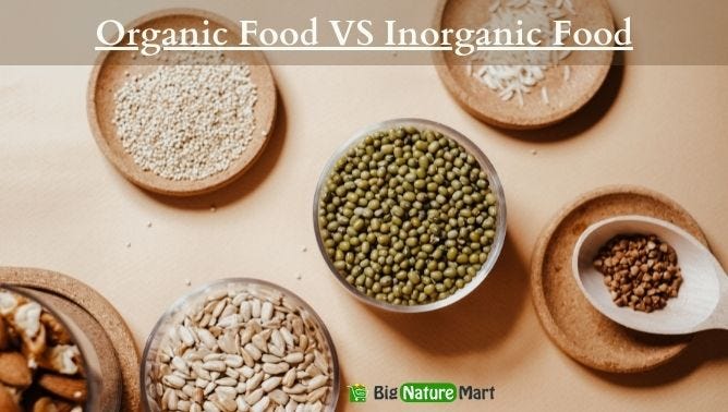 Difference Between Organic and Inorganic Food | by Big Nature Mart | Medium