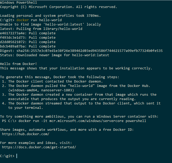 Docker — Windows build server with Azure DevOps agent and Build Tools