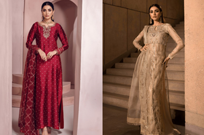 Crimson vs Radiance — Which Luxury Pakistani Dress Matches Your Style?